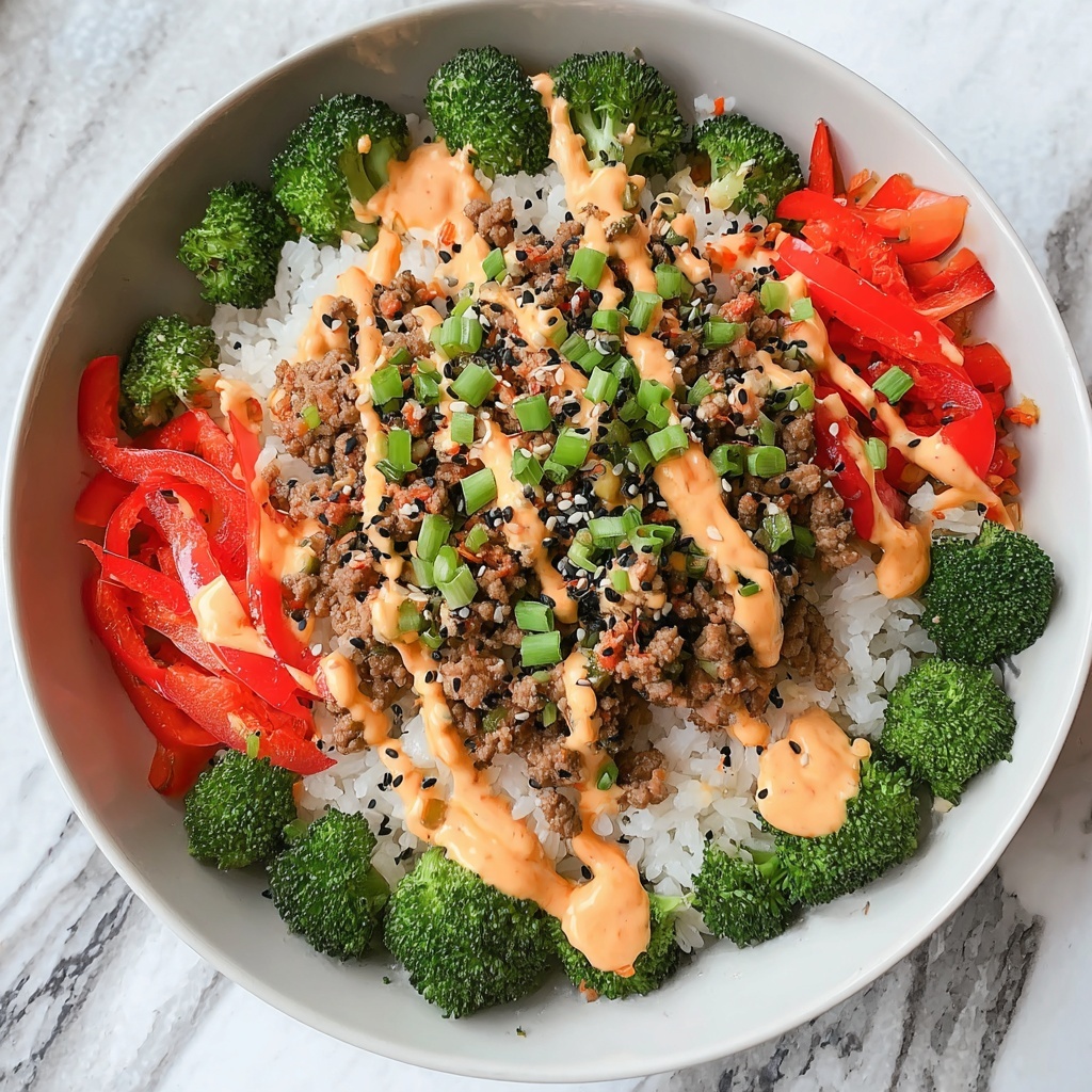 Bang Bang Ground Turkey Rice Bowls Recipe - Recipe Image
