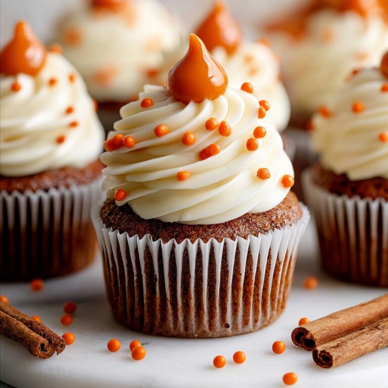 Pumpkin Cupcakes with Cream Cheese Frosting Recipe