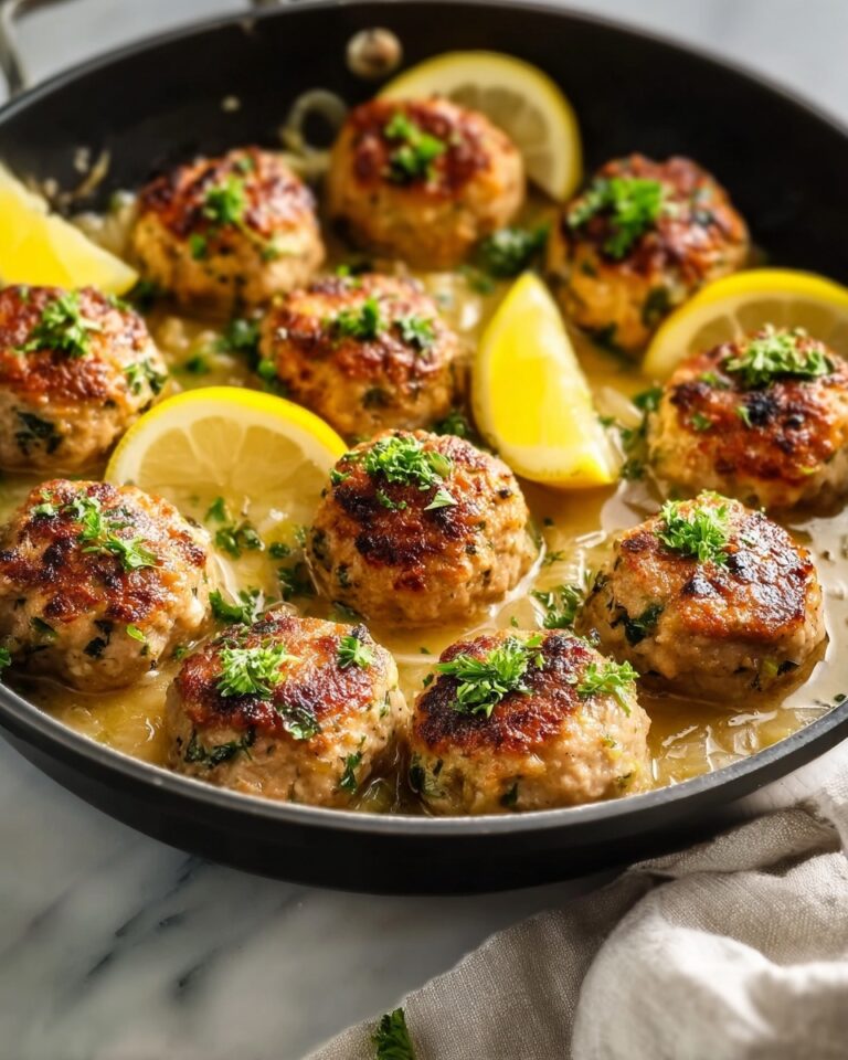 Chicken Piccata Meatballs Recipe