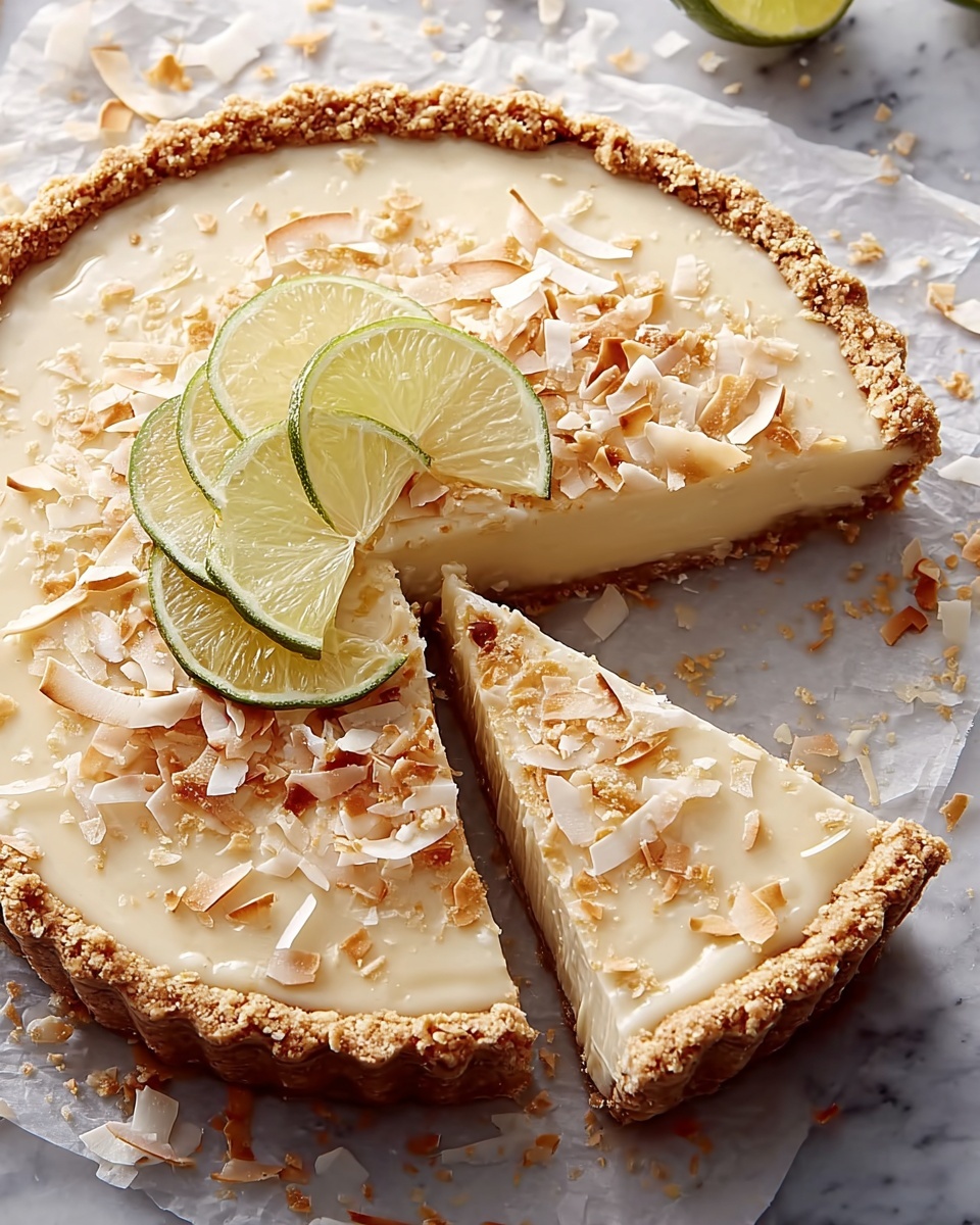 Coconut Lime Tart Recipe - Recipe Image