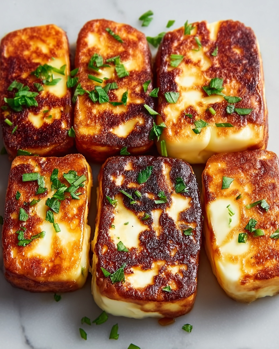 Easy Pan-Fried Halloumi Greek Cheese Recipe - Recipe Image
