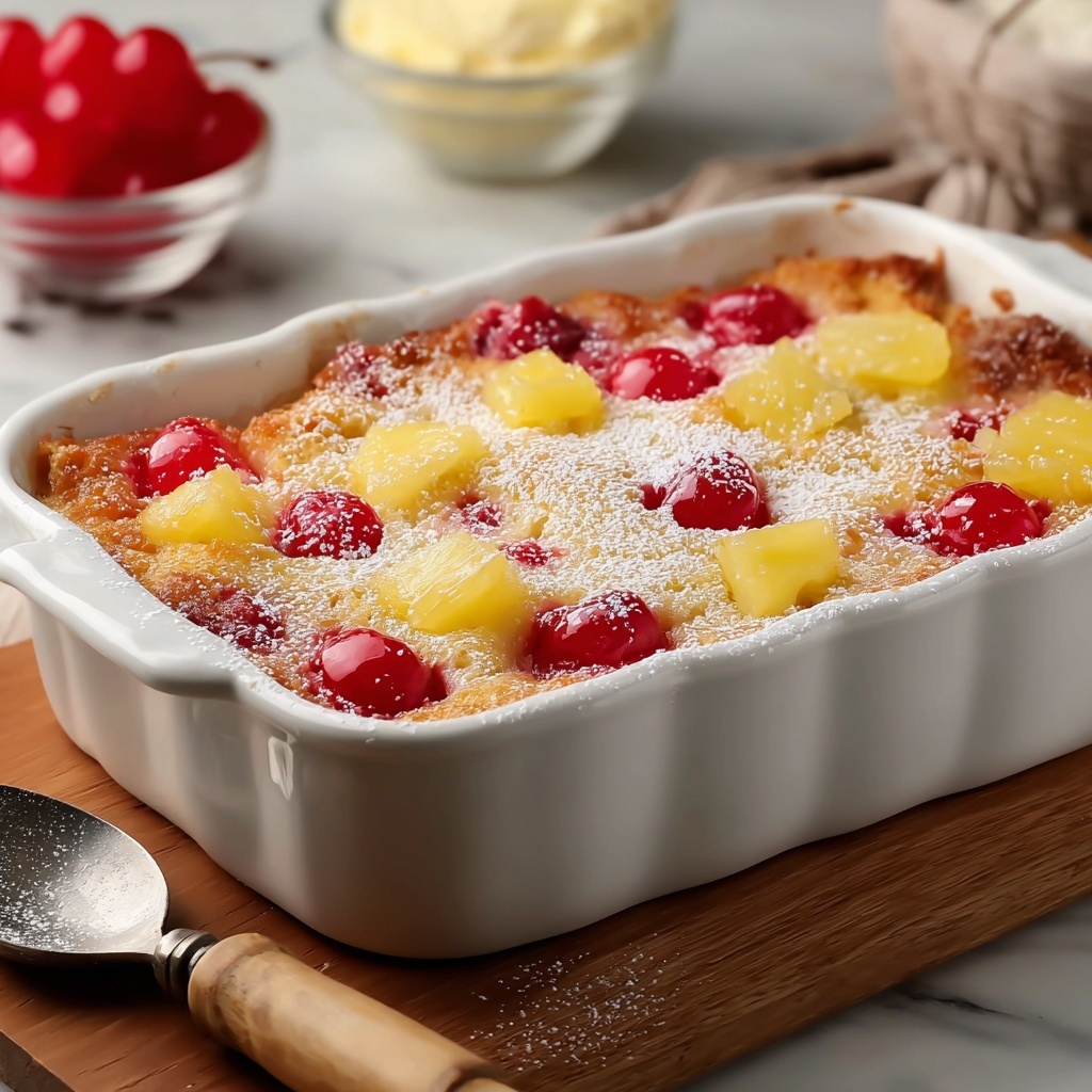 Cherry Pineapple Dump Cake Recipe - Recipe Image