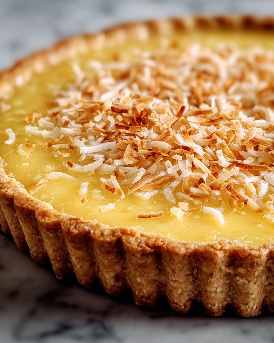 French Coconut Pie Recipe - Recipe Image