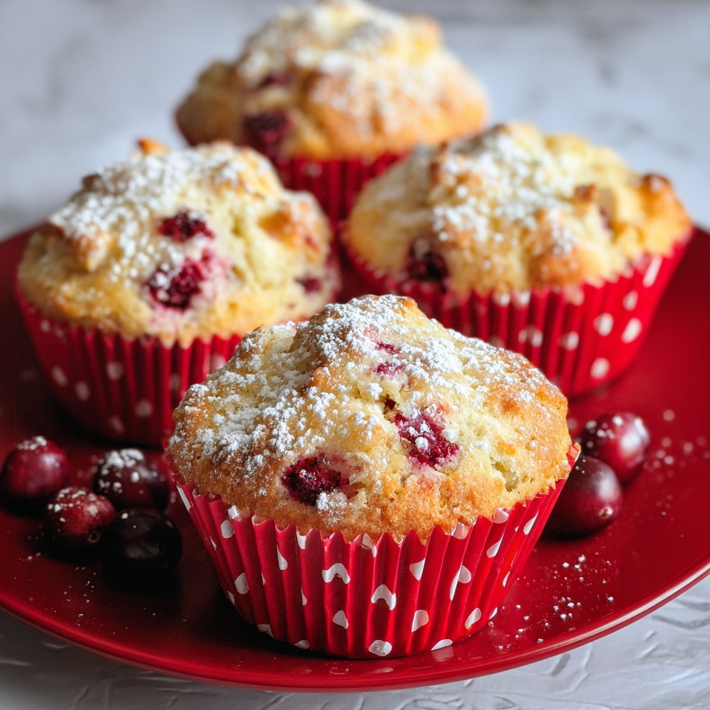 Cranberry Orange Muffins with Greek Yogurt Recipe - Recipe Image