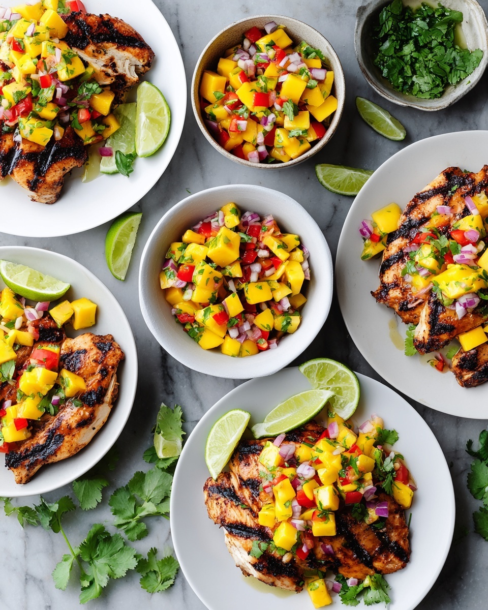 Grilled Chicken with Mango Salsa Recipe - Recipe Image