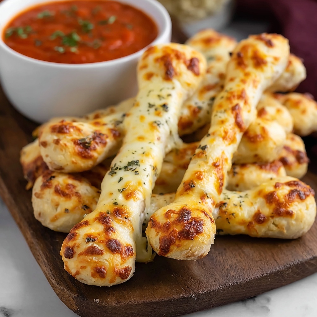 Cheesy Halloween Breadstick Bones Recipe - Recipe Image