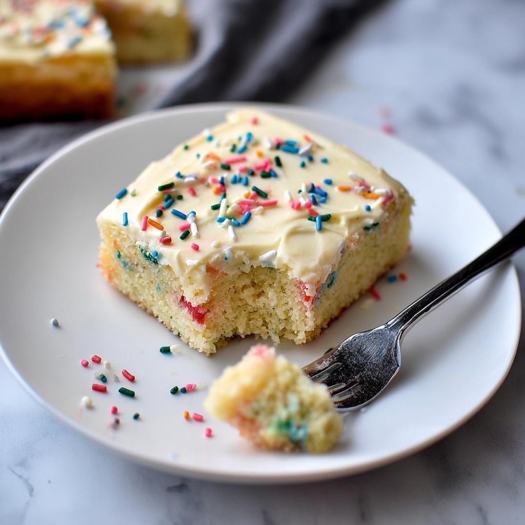 Skinny Funfetti Cake Recipe - Recipe Image
