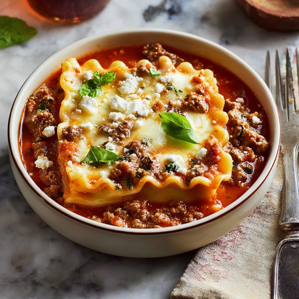 Hearty Lasagna Soup Recipe - Recipe Image