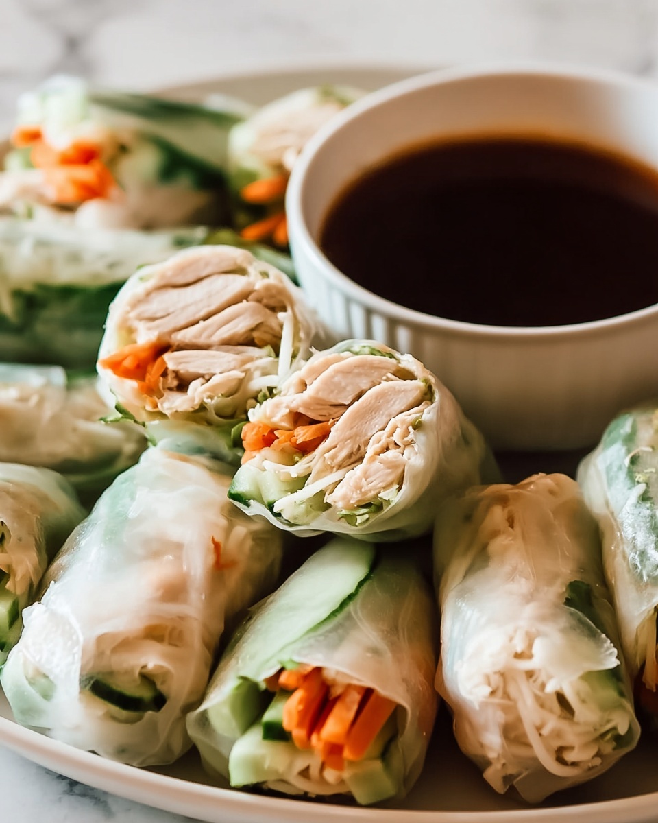 Chicken Spring Rolls Recipe - Recipe Image