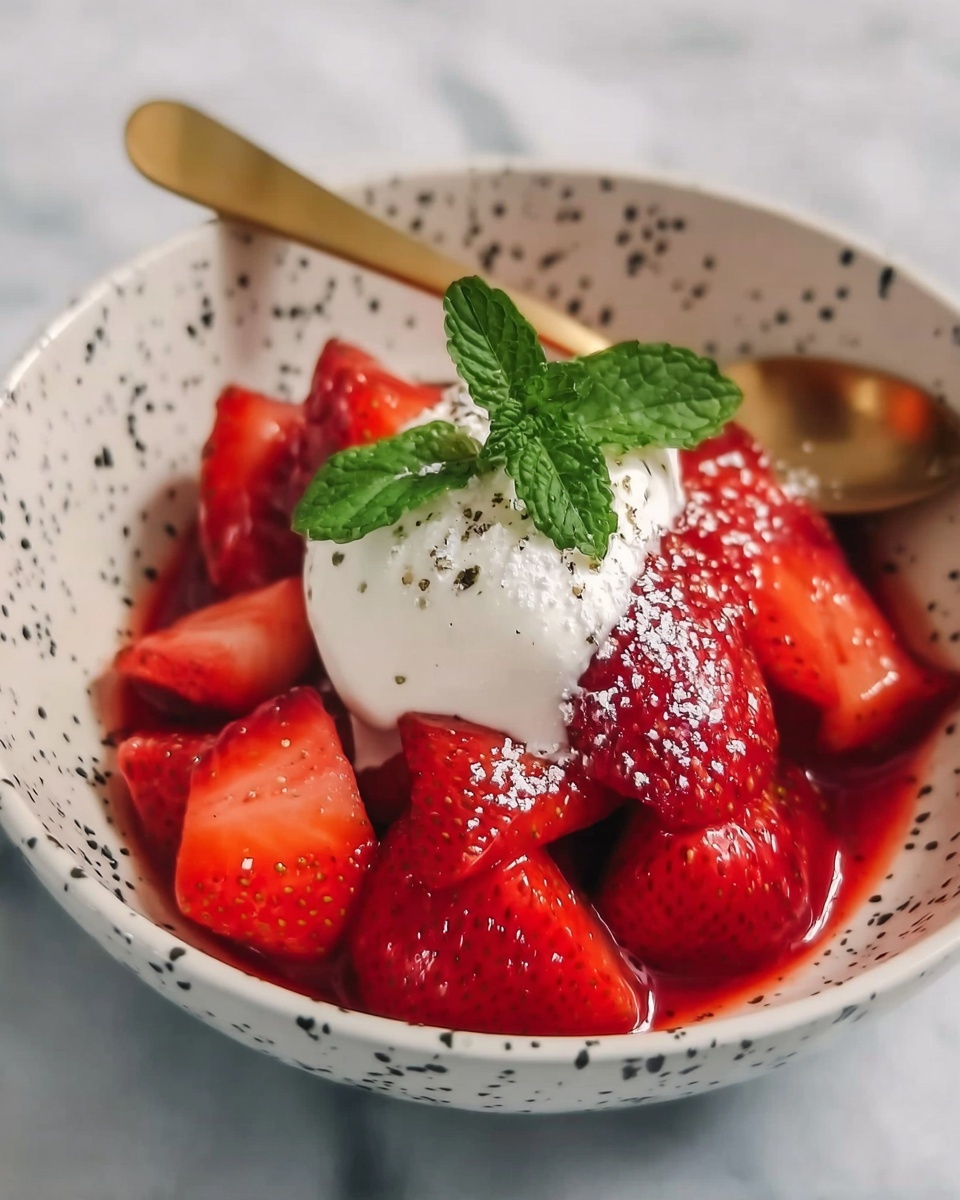 Italian Macerated Strawberries Recipe - Recipe Image