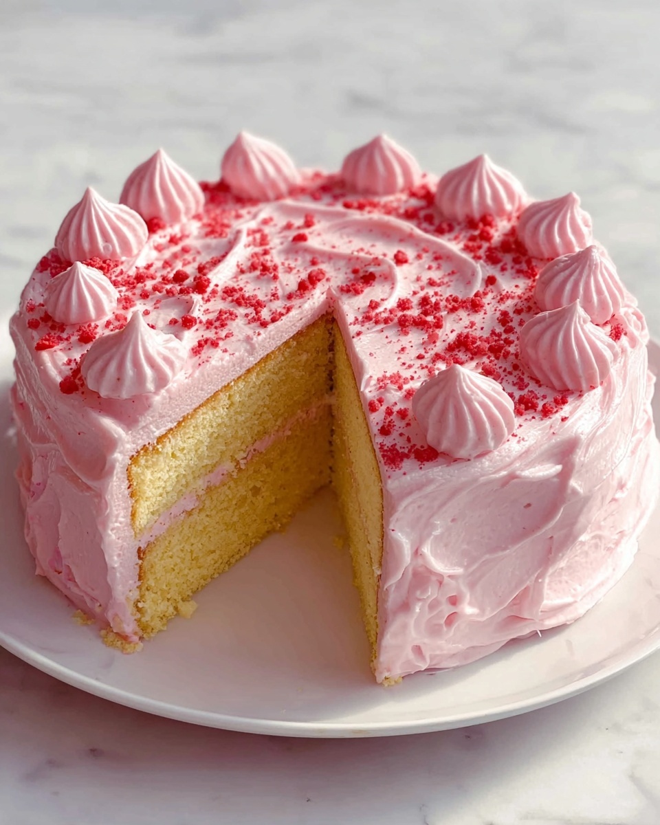 Big Pink Cookie Cake Recipe - Recipe Image
