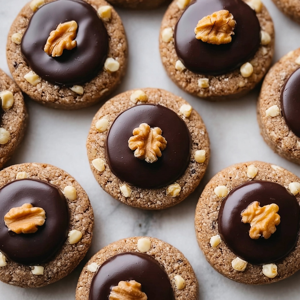 Chocolate Hazelnut Thumbprint Cookies Recipe - Recipe Image