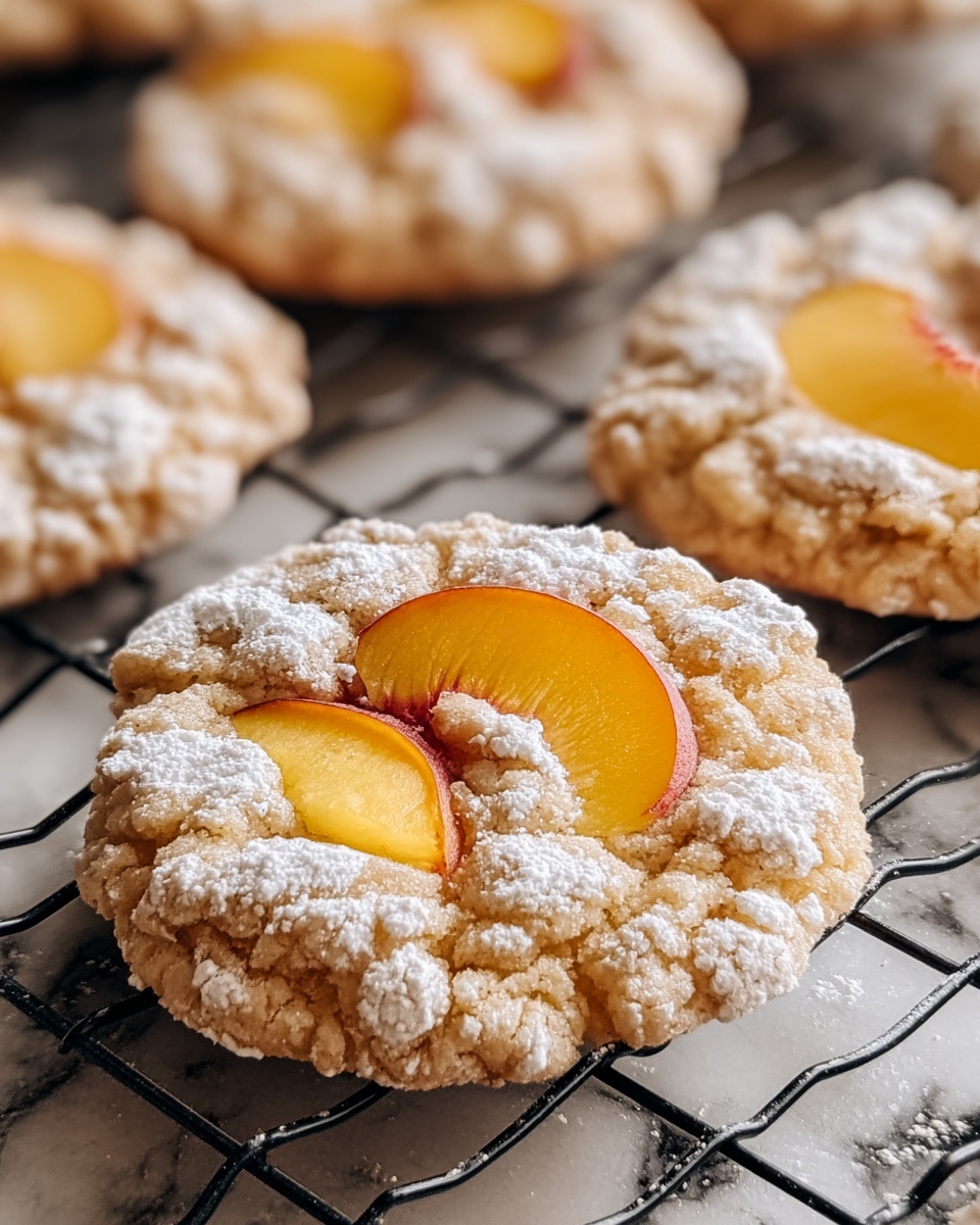 Irresistible Peach Cobbler Cookies Recipe - Recipe Image