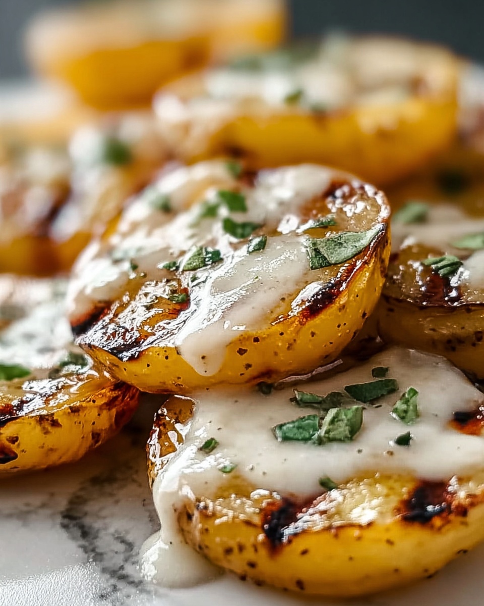 Creamy Garlic Sauce Baby Potatoes Recipe - Recipe Image