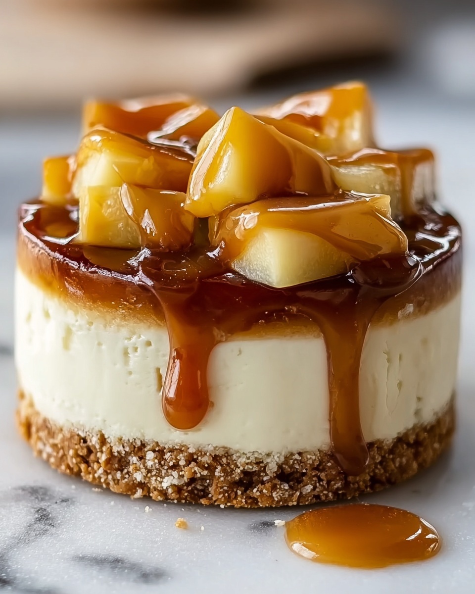Indulgent Caramel Apple Cheesecake Recipe - Recipe Image