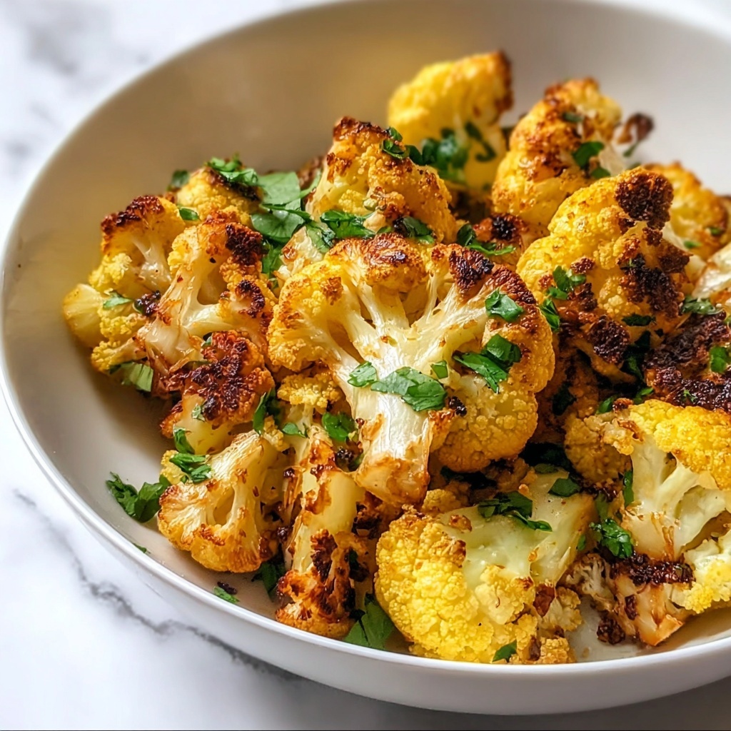 Crispy Parmesan Roasted Cauliflower Recipe - Recipe Image