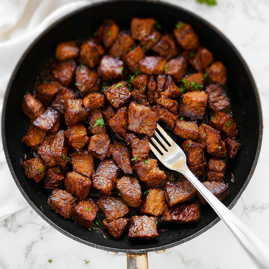 Garlic Butter Steak Bites Recipe - Recipe Image