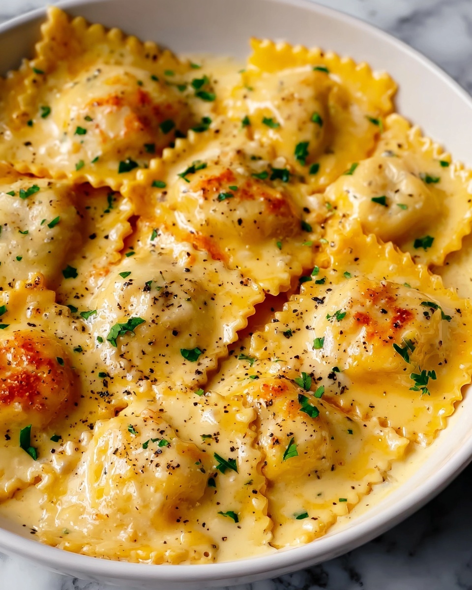 Lobster Ravioli in Garlic Butter Sauce Recipe - Recipe Image