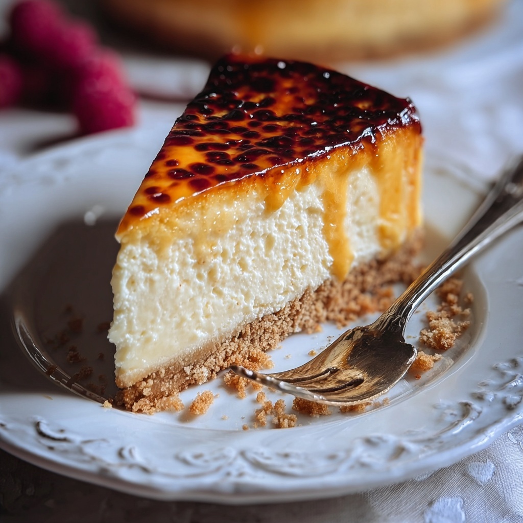 Crème Brûlée Cheesecake Recipe - Recipe Image