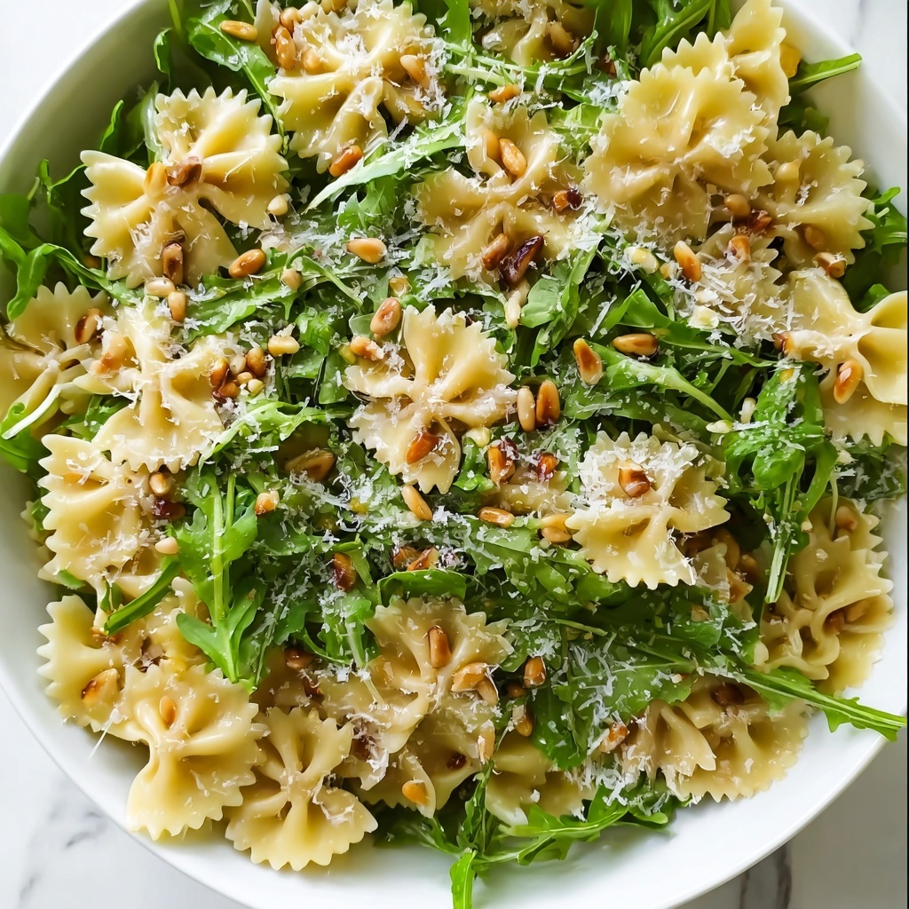 Lemon Basil Parmesan Pasta Salad with White Balsamic Vinaigrette Recipe - Recipe Image