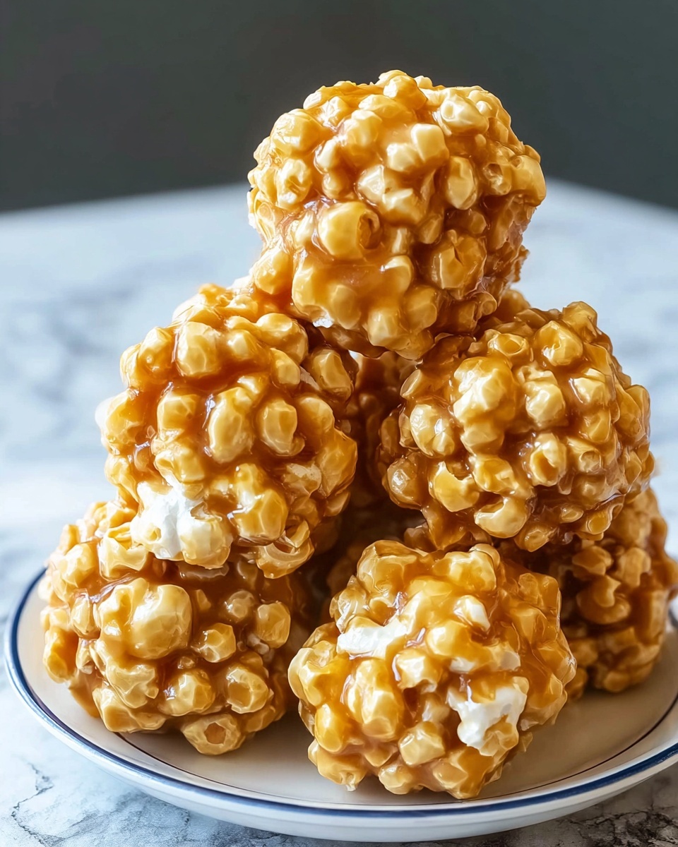 Caramel Popcorn Balls Recipe - Recipe Image