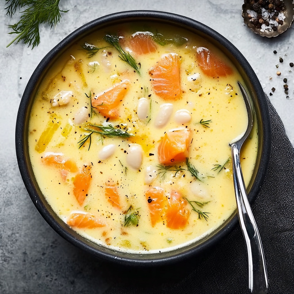 Creamy Finnish Salmon Soup Recipe - Recipe Image