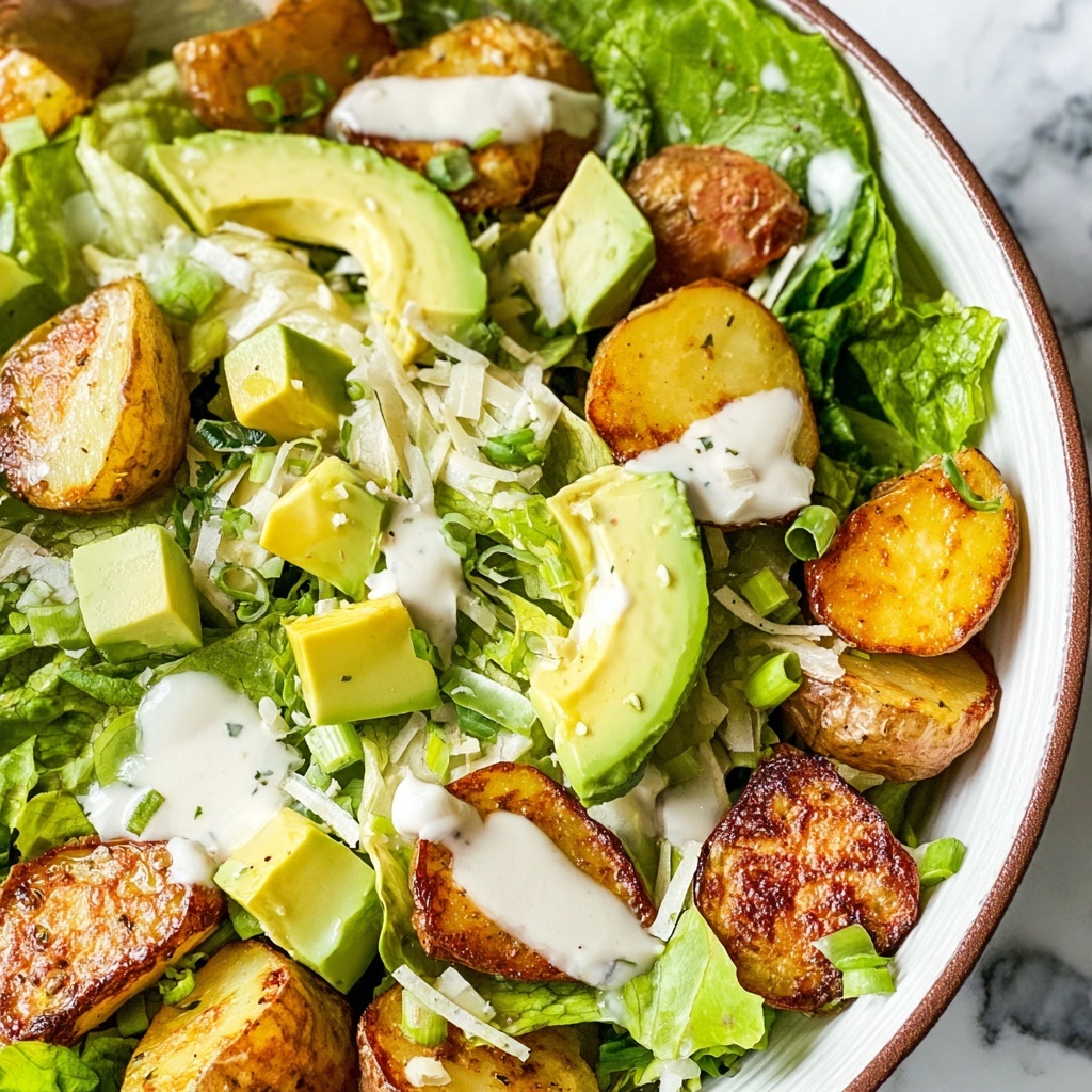 Smashed Potato Spring Salad with Creamy Lemon Dressing Recipe - Recipe Image