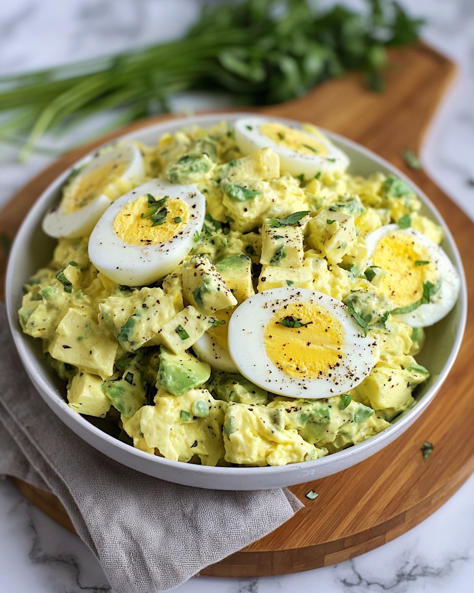 Keto Avocado Egg Salad Recipe - Recipe Image
