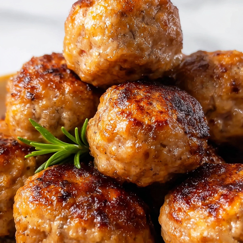 Baked Chicken Meatballs Recipe - Recipe Image