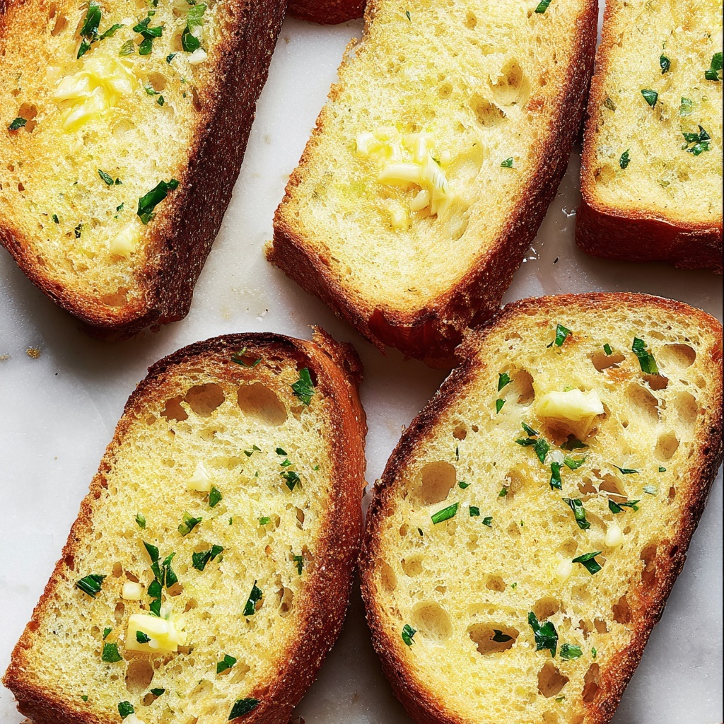 Gorgonzola Garlic Bread Recipe - Recipe Image
