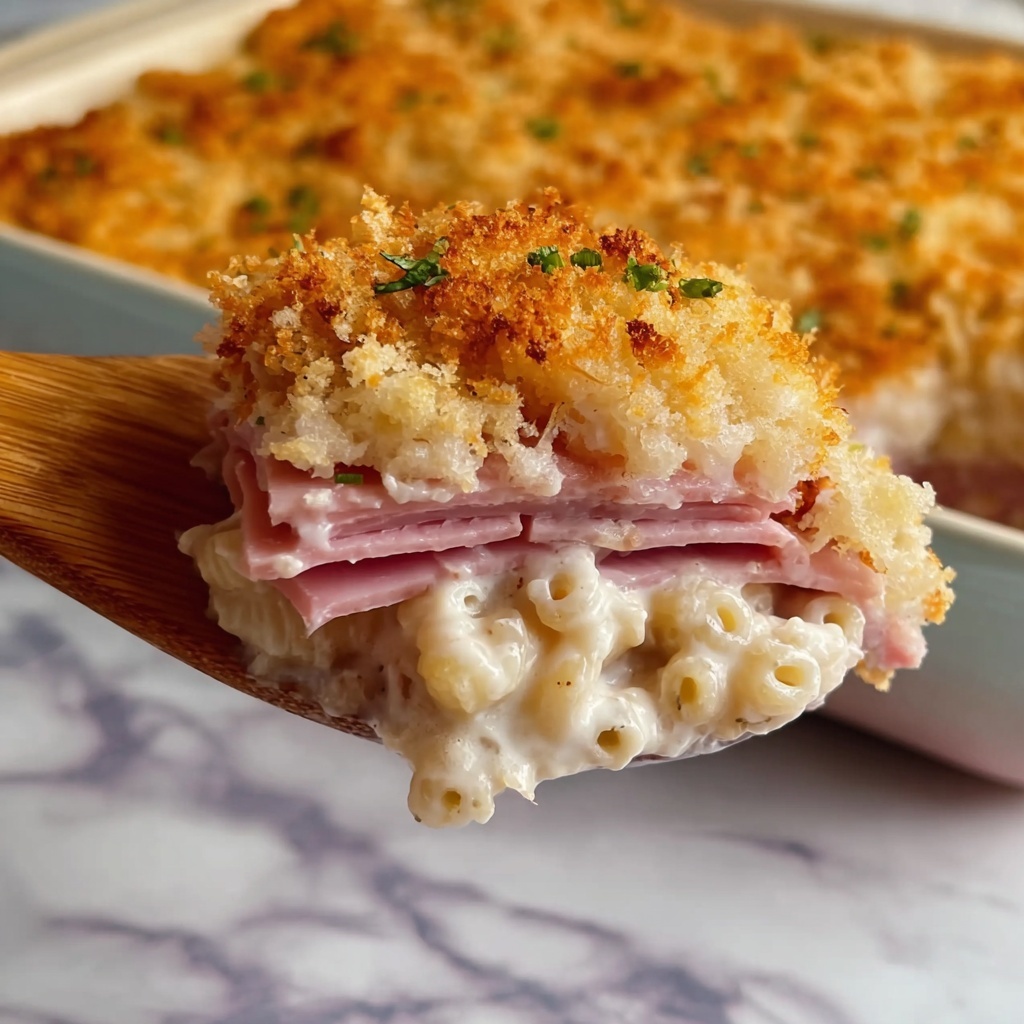 Creamy Chicken Cordon Bleu Casserole Recipe - Recipe Image
