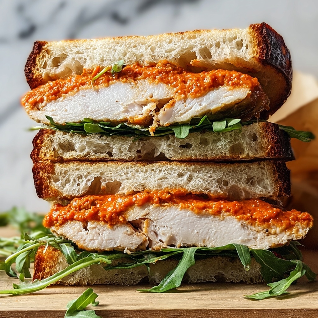 Chicken Romesco Sandwich Recipe - Recipe Image