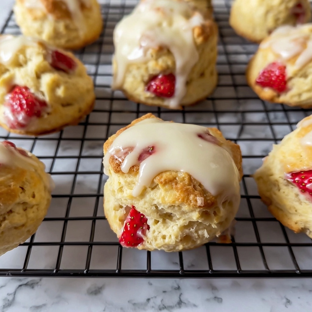 Fresh Buttermilk Strawberry Biscuits Recipe - Recipe Image