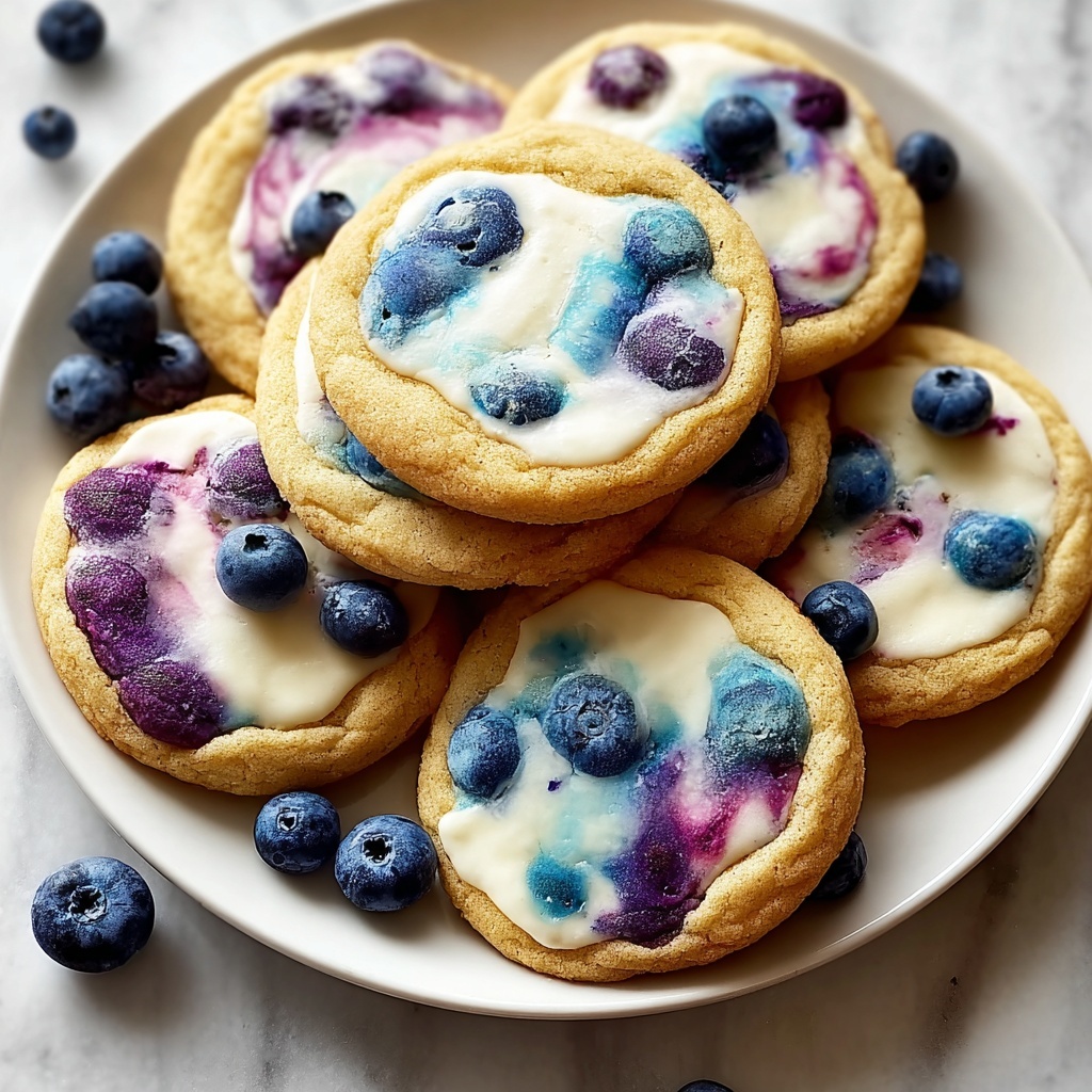 Blueberry Cheesecake Cookies Recipe - Recipe Image