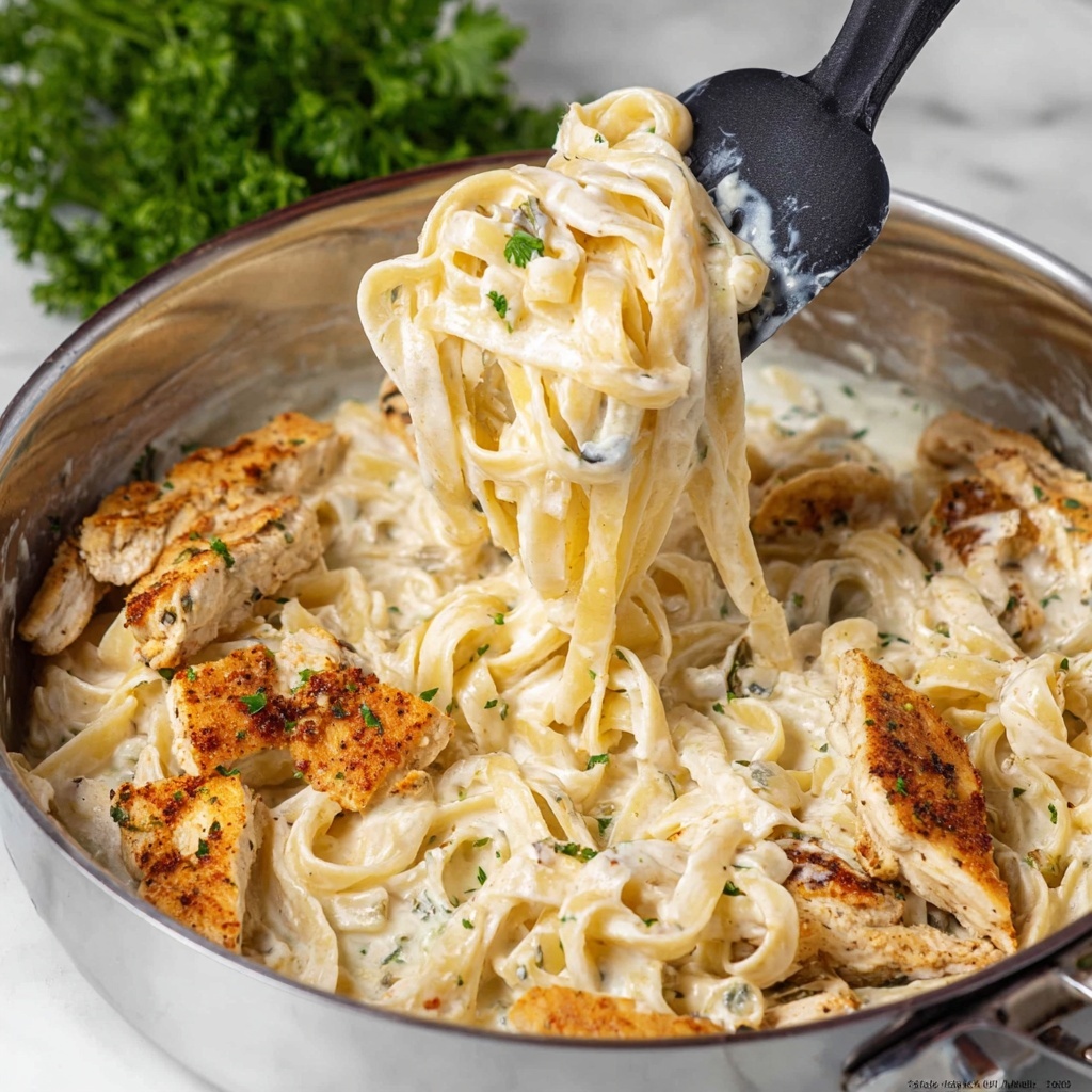 Creamy Chicken Alfredo Pasta Recipe - Recipe Image