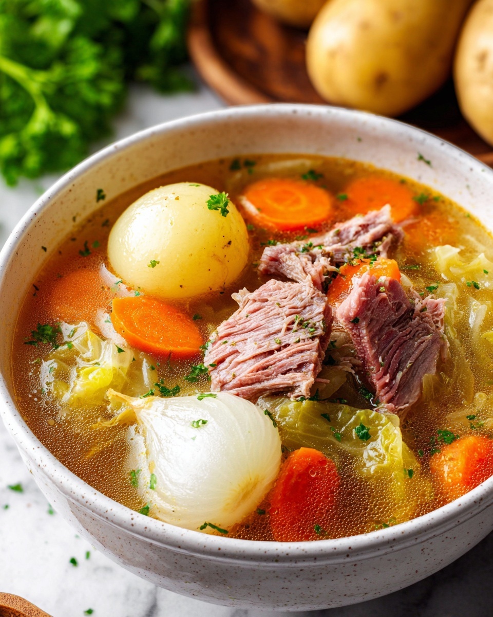 Corned Beef and Cabbage Soup Recipe - Recipe Image