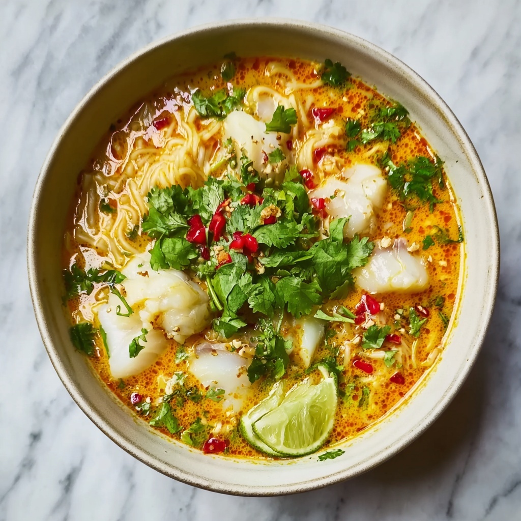 Burmese Fish Noodle Soup Recipe - Recipe Image