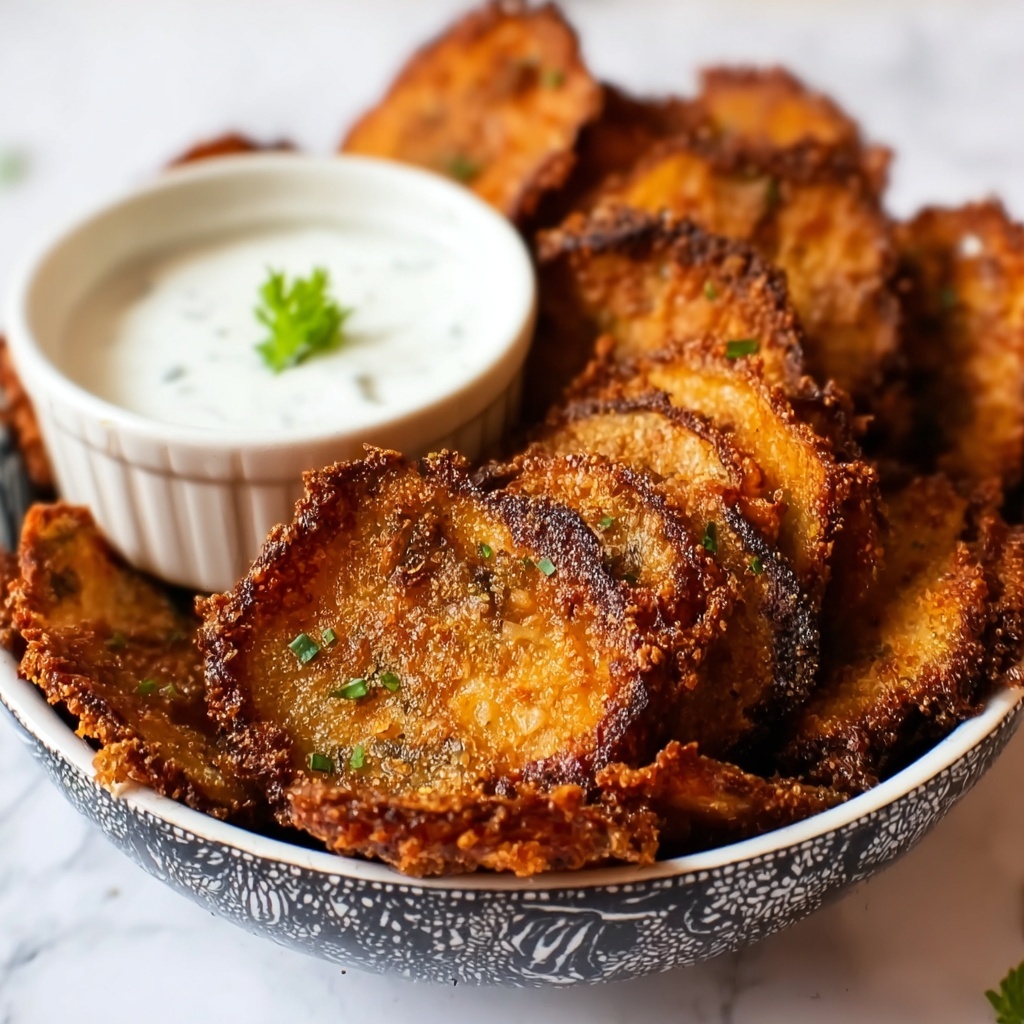 Keto Fried Sliced Mushrooms with Ranch Recipe - Recipe Image