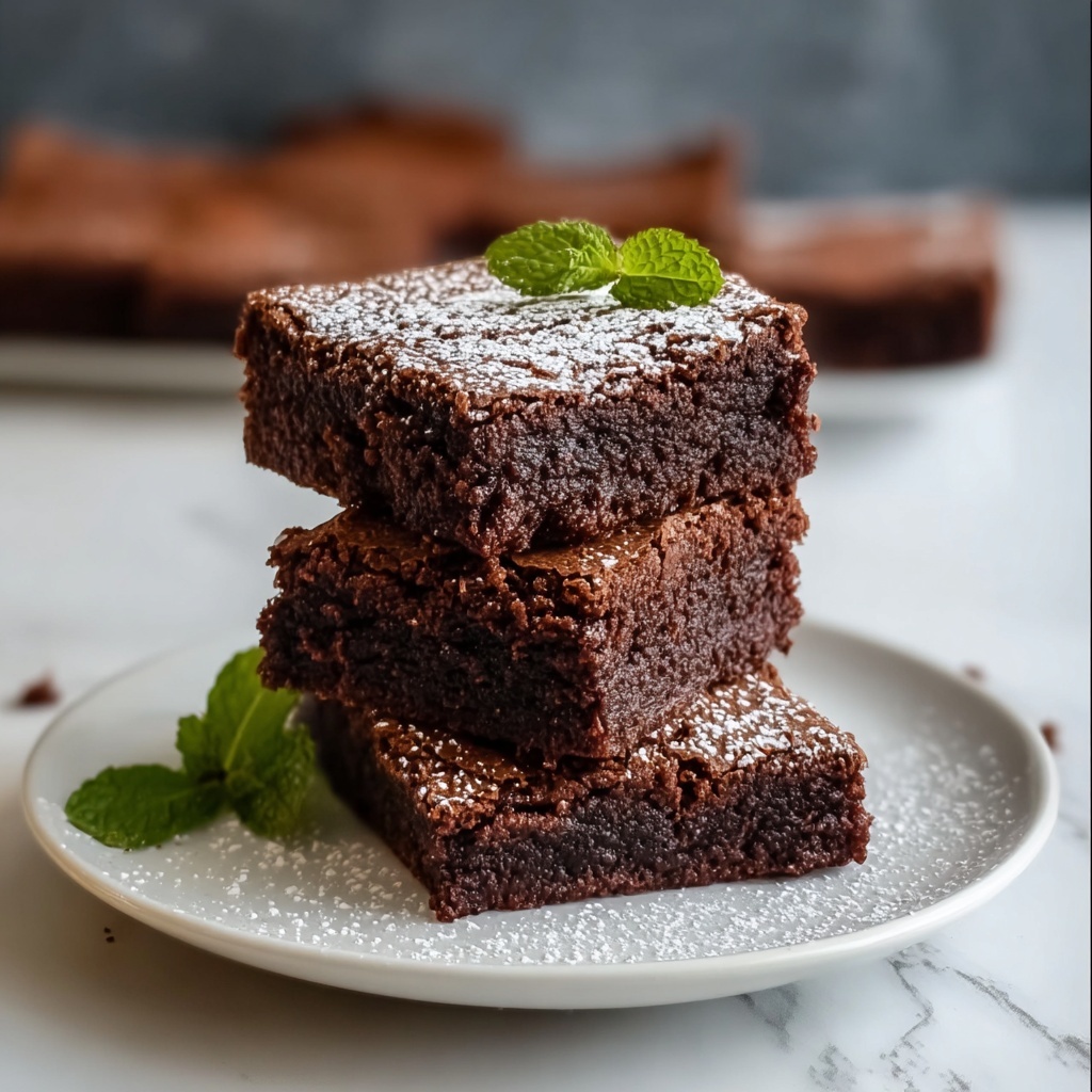 Flourless Keto Brownies Recipe - Recipe Image