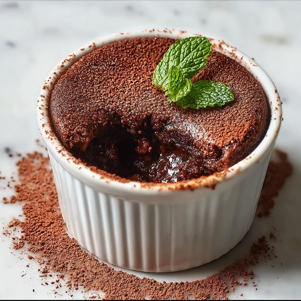 Keto Chocolate Soufflé Recipe - Recipe Image