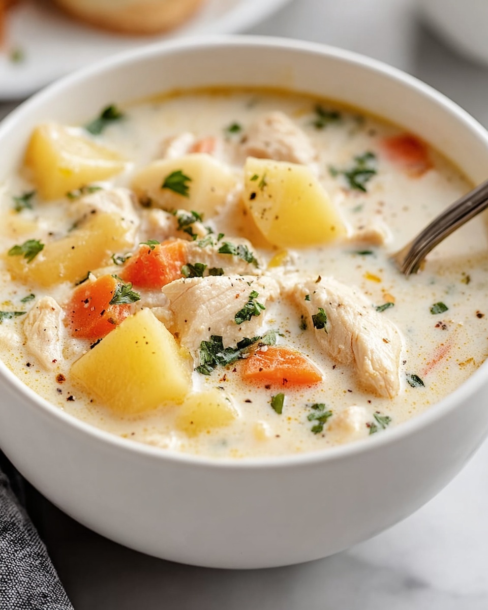 Creamy Chicken and Potato Soup Recipe - Recipe Image