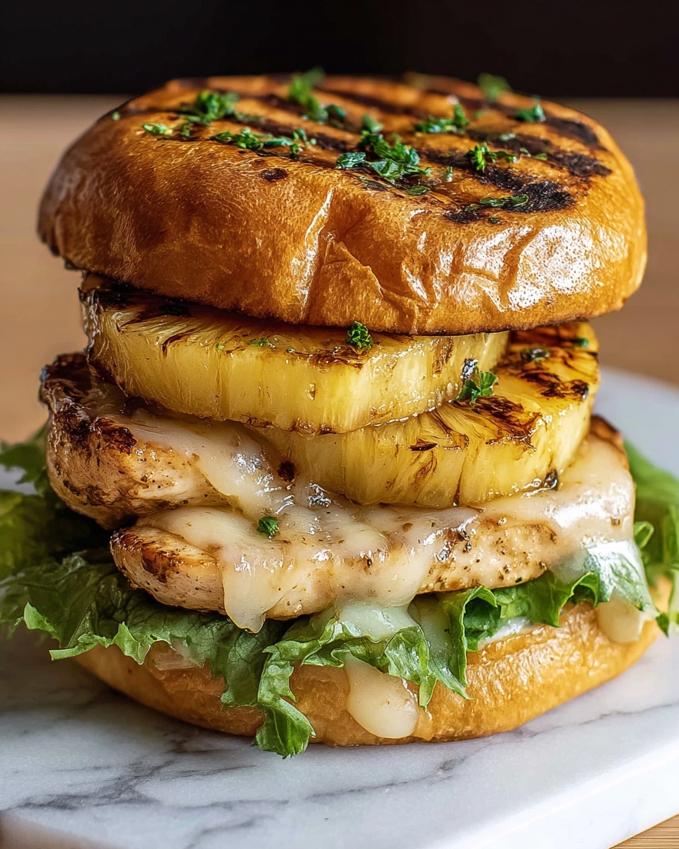 Hawaiian Chicken Sandwich Recipe - Recipe Image