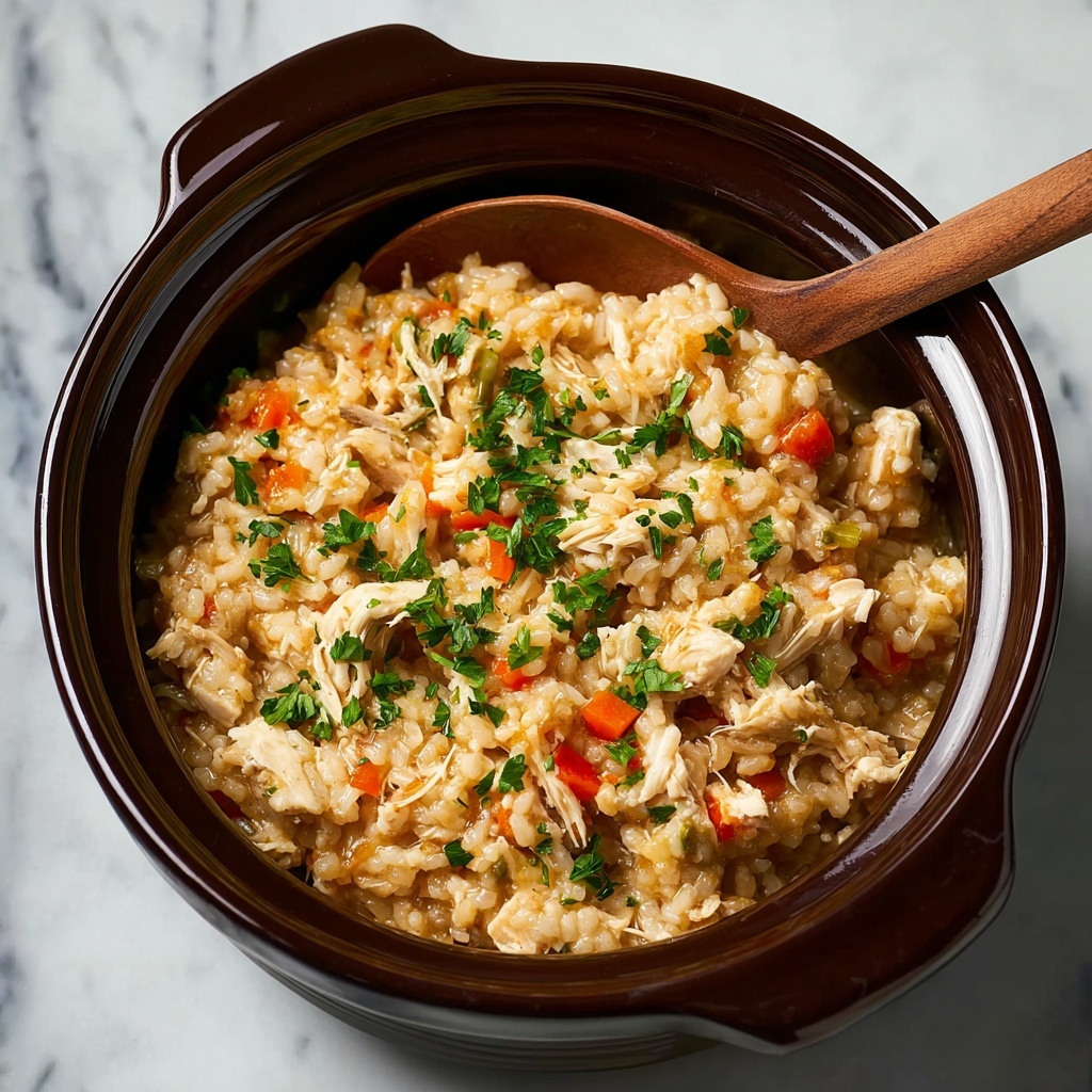 Crock Pot Chicken and Rice Bake Recipe - Recipe Image
