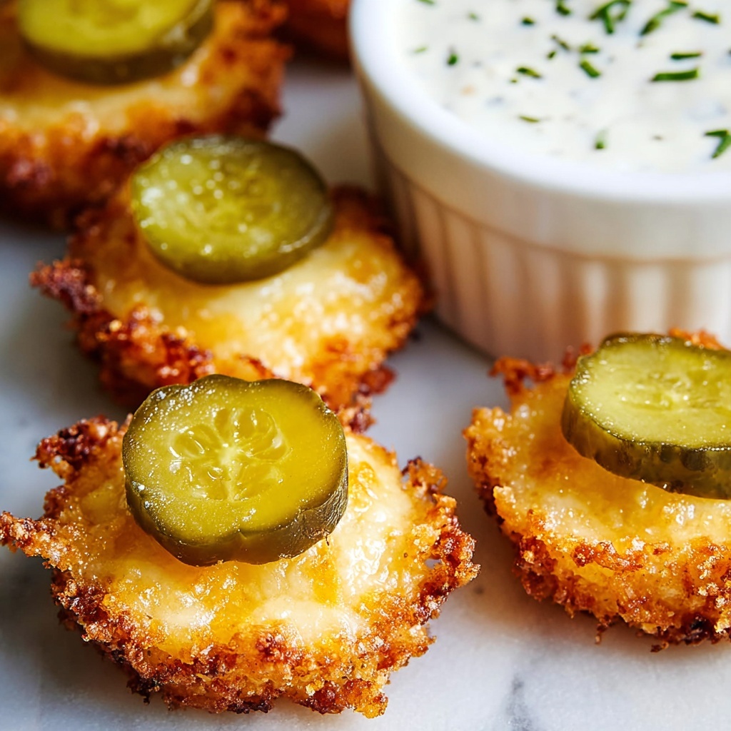 Cheesy Pickle Chips Recipe - Recipe Image