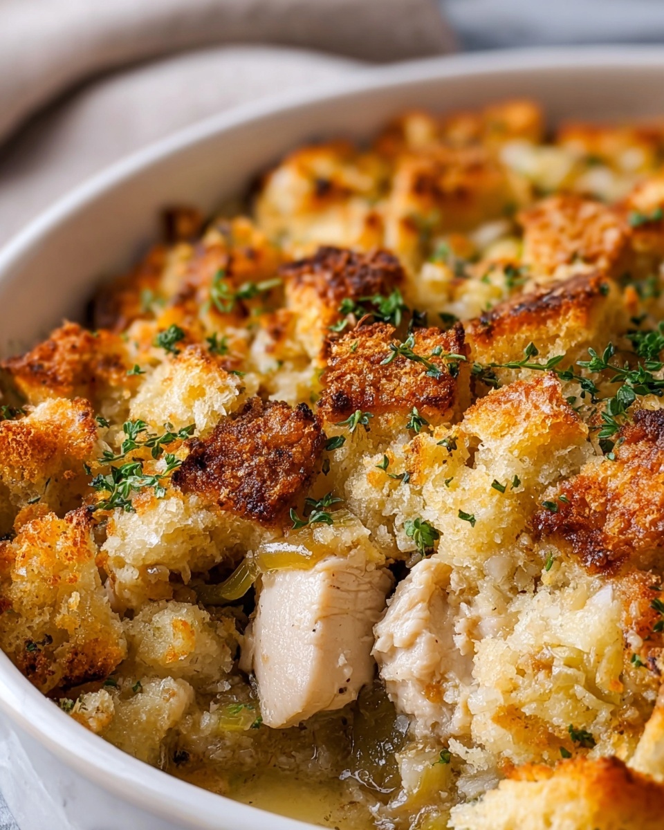 Chicken and Stuffing Casserole Recipe - Recipe Image