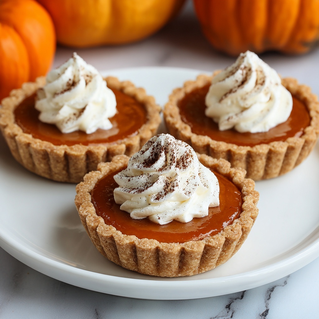 Adorable Mini Pumpkin Pies Recipe - Recipe Image