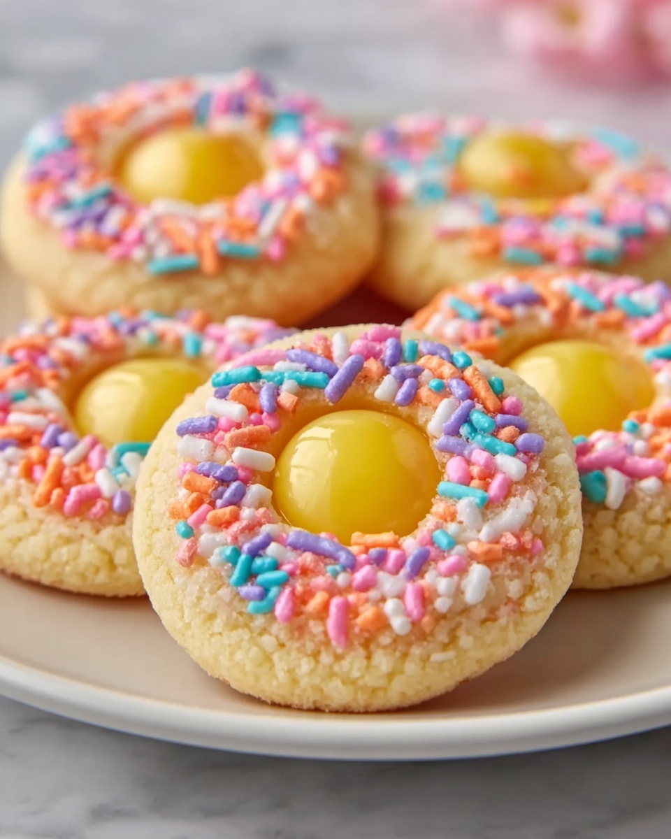 Easter Thumbprint Cookies Recipe - Recipe Image