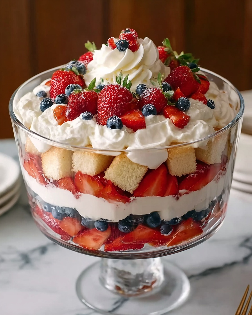 Patriotic Trifle Recipe - Recipe Image
