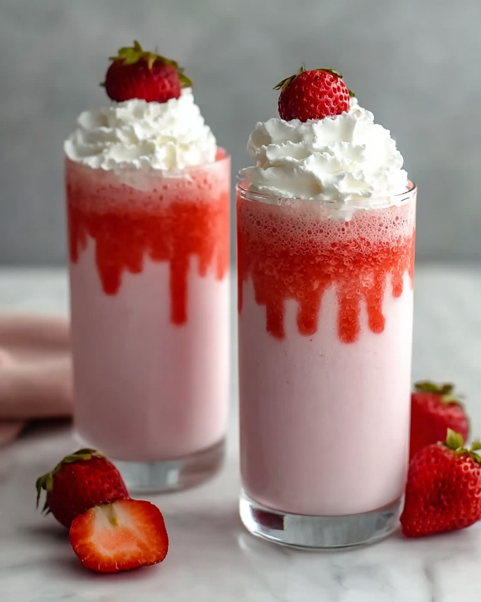 Strawberry Cream Frappuccino Recipe - Recipe Image