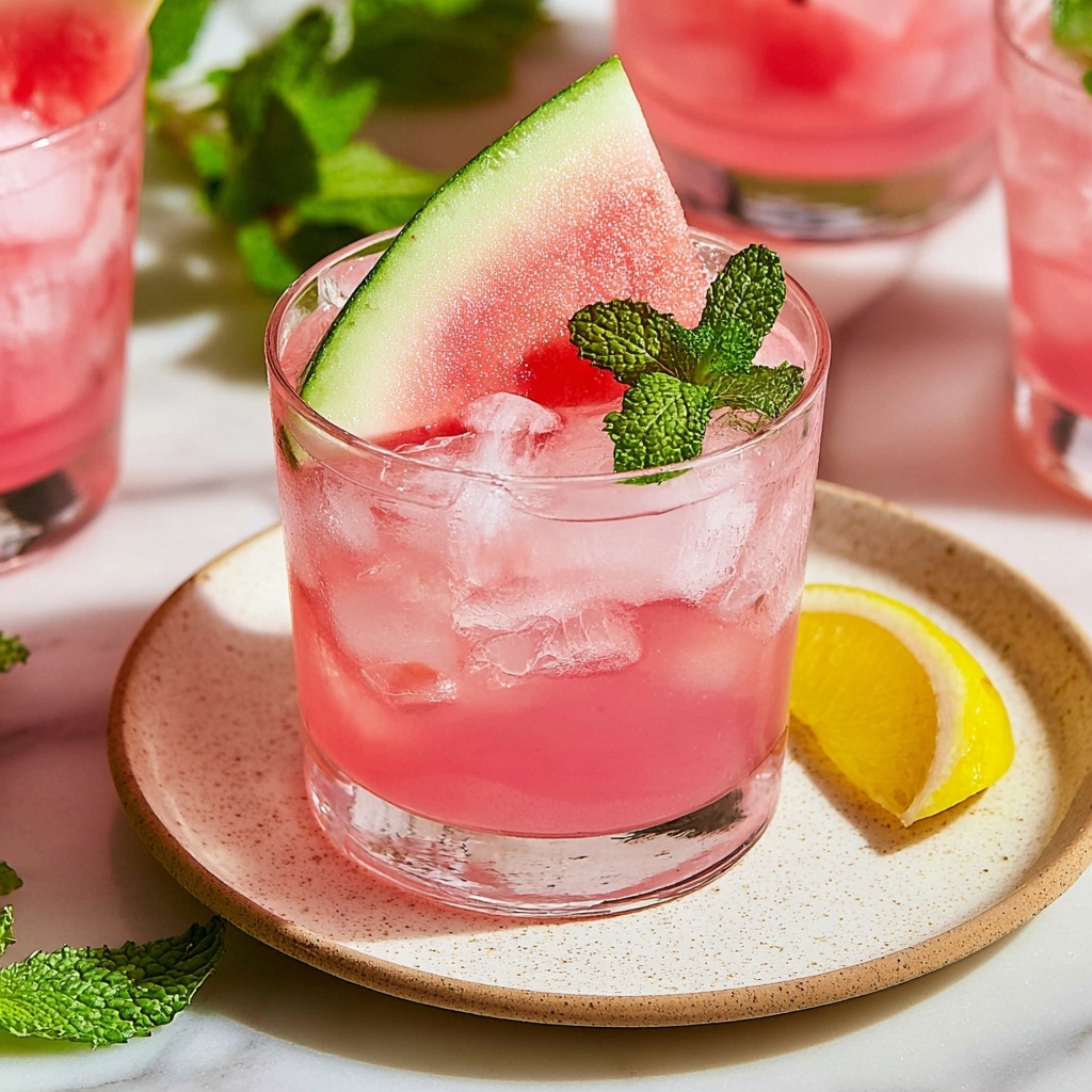 Watermelon Lemonade Recipe - Recipe Image